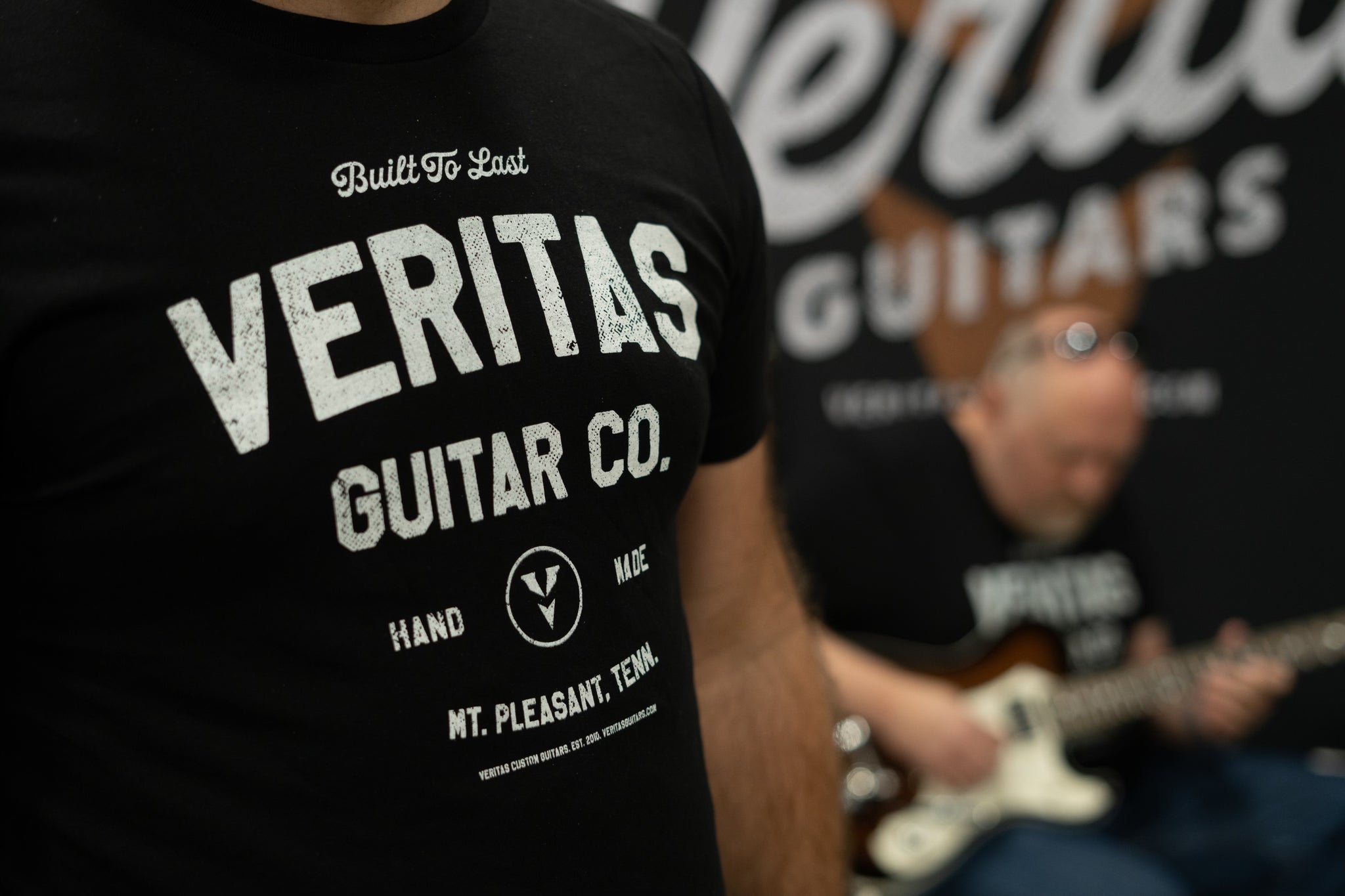 Veritas t shirt guitarlington